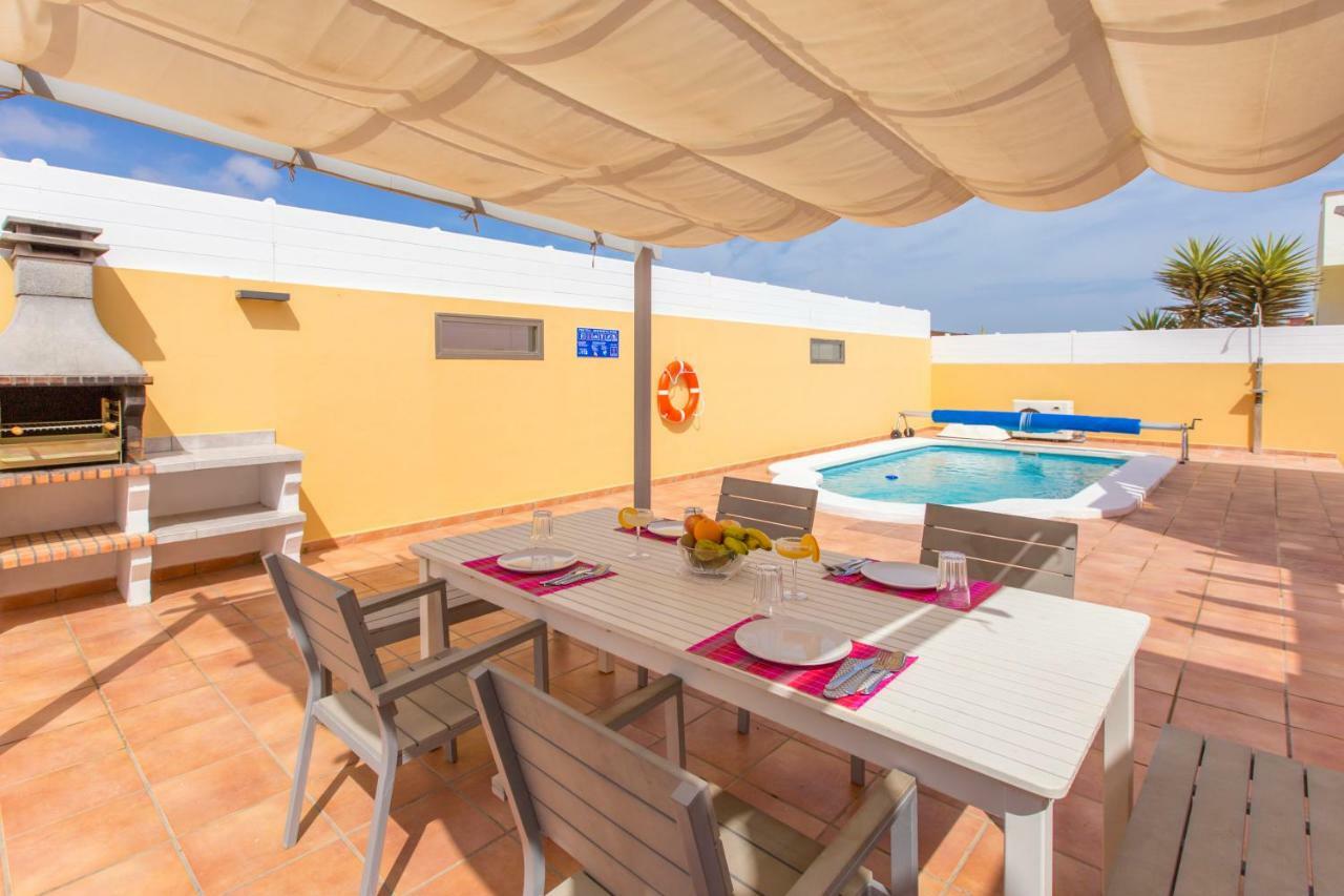 Villa Bella Lucia 3. Piscina Climatizada, Wifi, Bbq. Corralejo Buitenkant foto